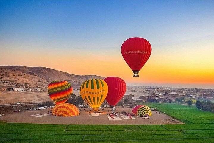 Sunrise balloon ride, Luxor
