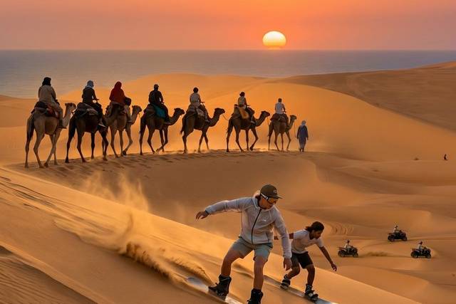 Beach camel rides