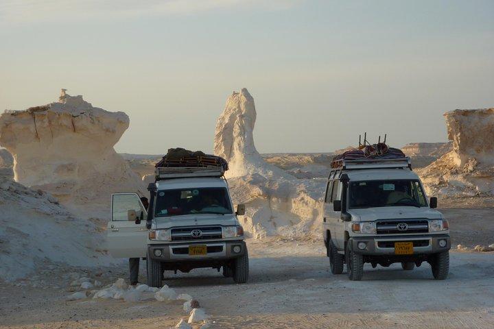 Overnight White Desert Safari Camping from Cairo