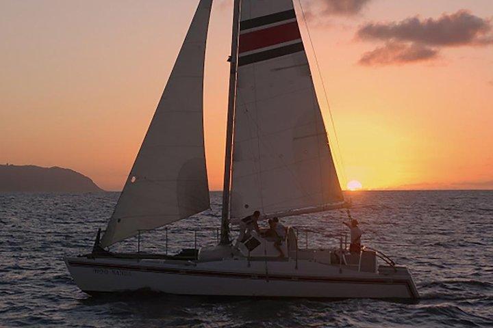 Sunset Catamaran Cruise on Oahu's North Shore