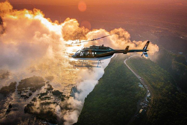 Helicopter Scenic Flight Over Victoria Falls - 13 Minute Flight.
