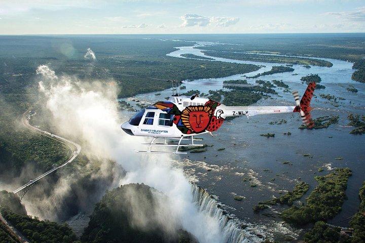 Helicopter Scenic Flight Over Victoria Falls - 13 Minute Flight.