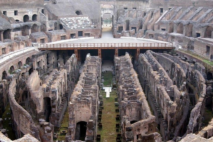 Colosseum restricted areas and Undergrounds Group Tour