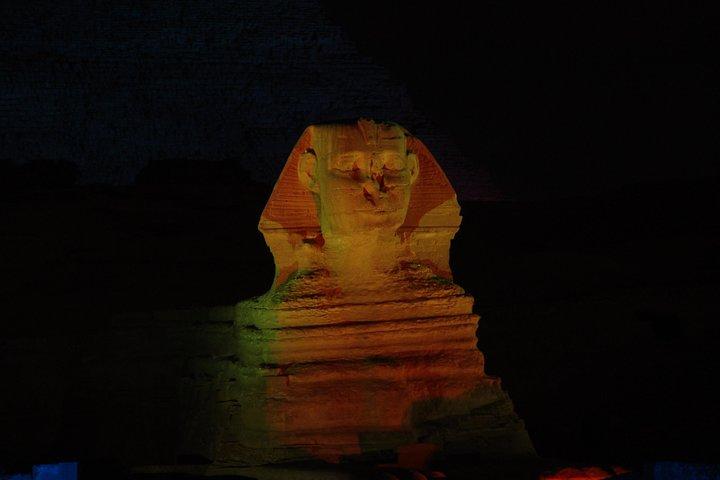 Private Sound and Light Show at Giza Pyramids