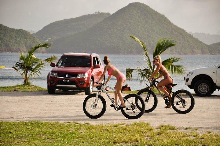 St Lucia Coastal Bike Tour to Pigeon Island