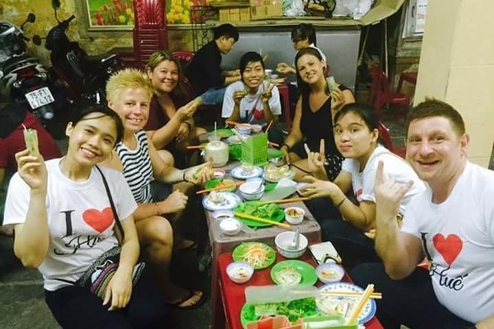 Hue Street Food Tour At Night By Scooter