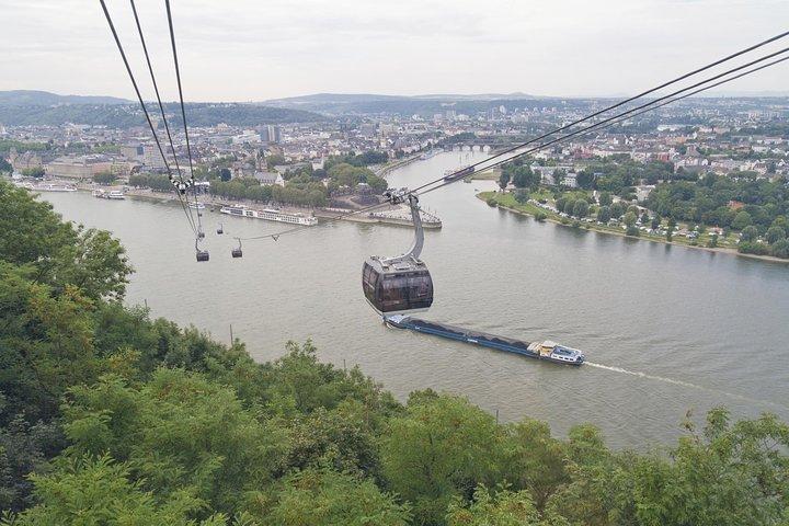 Koblenz Day Trip from Frankfurt: Ehrenbreitstein Fortress, Rhine Valley Cable Car Ride and German Dinner