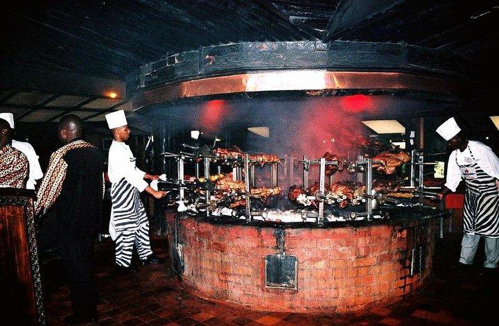 Lunch at Carnivore Restaurant in Nairobi