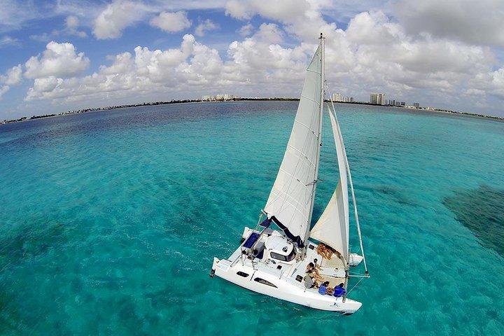 Private Catamaran from Cancun to Isla Mujeres for up to 13 People