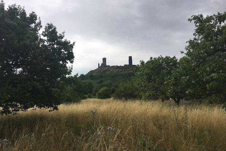 Czech Volcanic Mountains and Goat Farm Private Tour from Prague