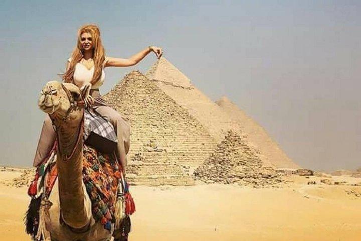 Cairo Stopover Tour to Giza Pyramids Egyptian Museum Citadel & Bazaar