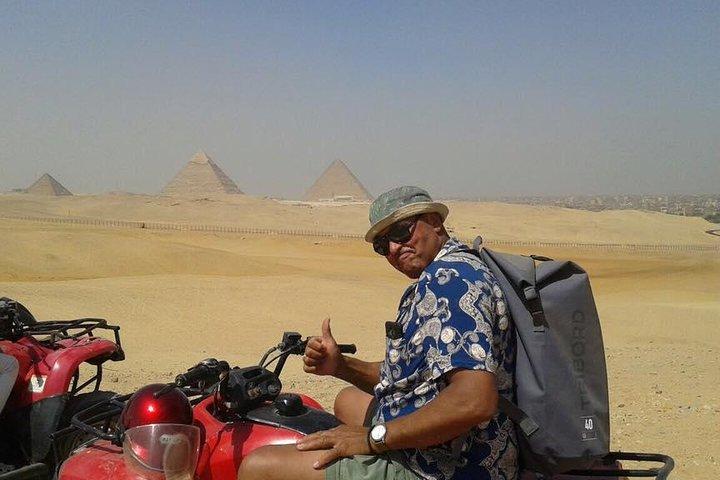 Day Tour Visit Giza Pyramids With Quad Bike And Camel Ride