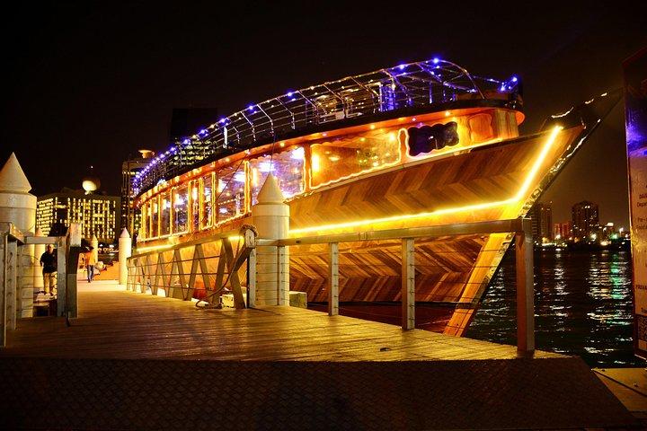 Dubai 5 Star Marina Dhow Cruise Dinner with Transfers