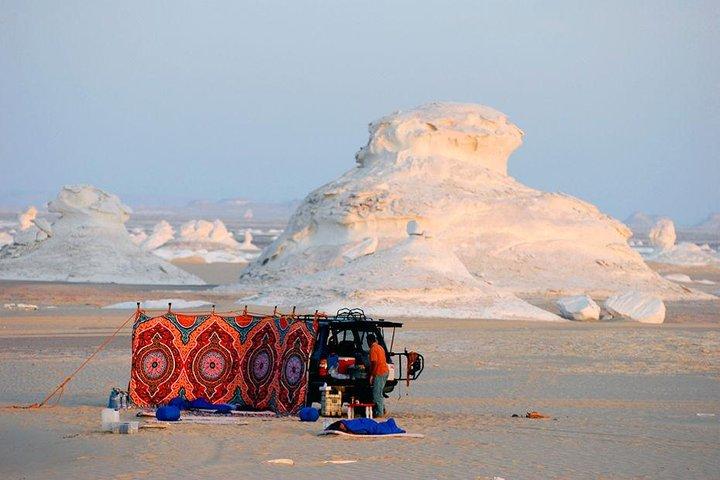 One Night Camping in White & Black Deserts (Baharaya Oasis)