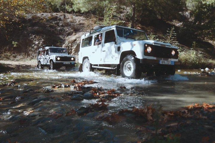 Surf and Turf Full Day Jeep & Boat Combination Tour from Paphos