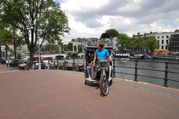 1,5 hours Amsterdam Rickshaw Tour