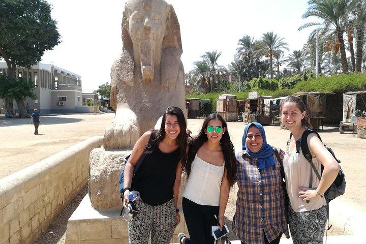 Private Excursion Giza pyramids ,sphinx, Sakkara Pyramid and Memphis Old City