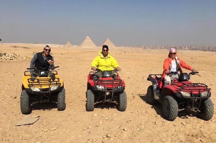 Quad Bike ATV ride around Giza Pyramids Sahara