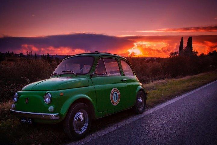 Self-Drive Vintage Fiat 500 Tour from Florence: Sunset Drive and Aperitivo