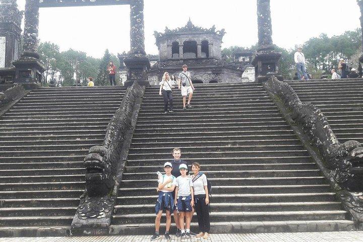 Hue Tombs Tour by Bike & Dragon Boat Cruise on Perfume River