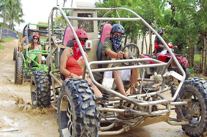 Punta Cana Buggy + Cave Dip, Beach Swim + Party Boat & Snorkel