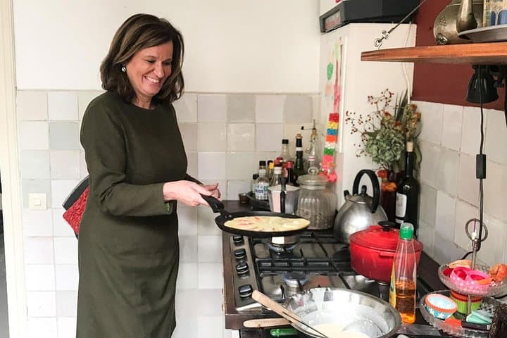 Private Dutch Pancake Cooking Class in an Amsterdam Canal Home