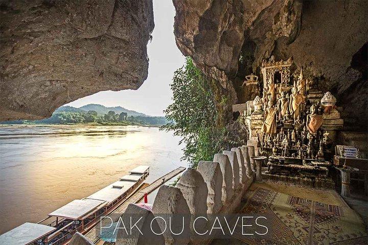 Luang Prabang World Heritage, Pak Ou Caves, River Sunset Cruise