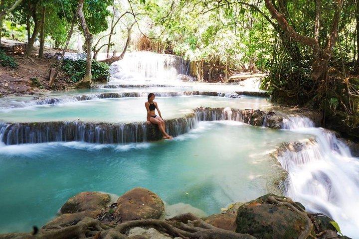 Day Trek to Kuangsi Waterfall and Bear Sanctuary - Luang Prabang full day tour