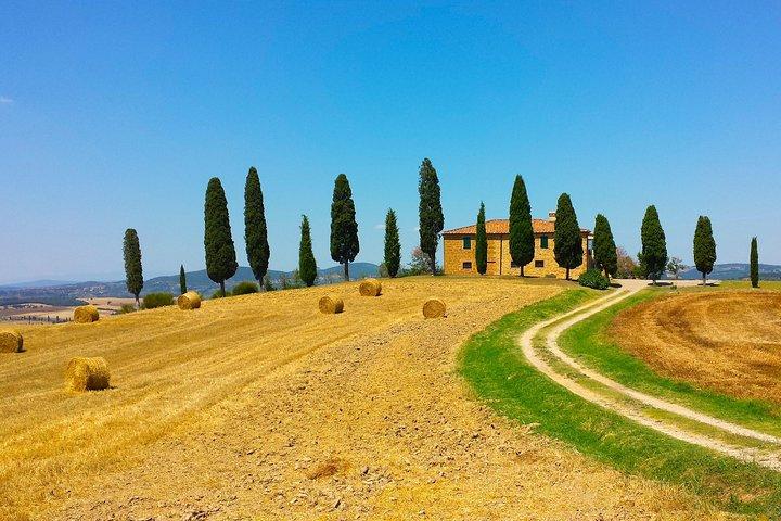 Private Tour: Orcia Valley to Montalcino and Montepulciano with Brunello Wine Tasting