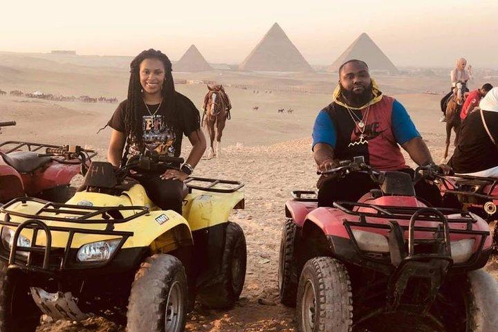 Giza pyramids,Sphinx, ATV bike,Camel,Dinner cruise& shopping tour