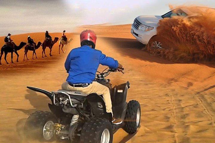 Quad Bike Ride with Evening Safari Dubai