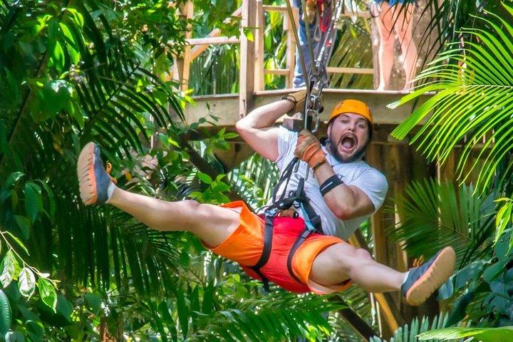 Cave Tubing and Zipline Adventure from Belize City