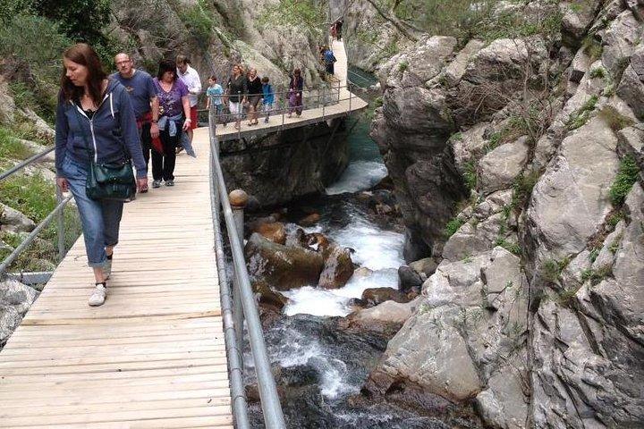 Sapadere Canyon Waterfall ,Dim Stream and Dim Cave Tour