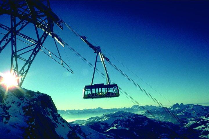 Glacier 3000 and Montreux Riviera from Geneva