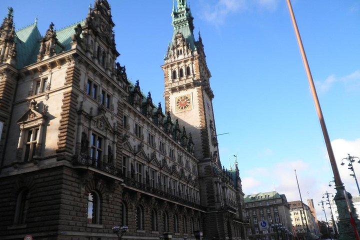 Hamburg Down Town: Historic City Center with city hall (walking)