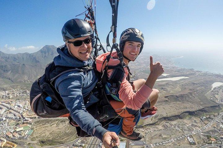 Paragliding Tandem Flight over Costa Adeje with FREE Pick-Up