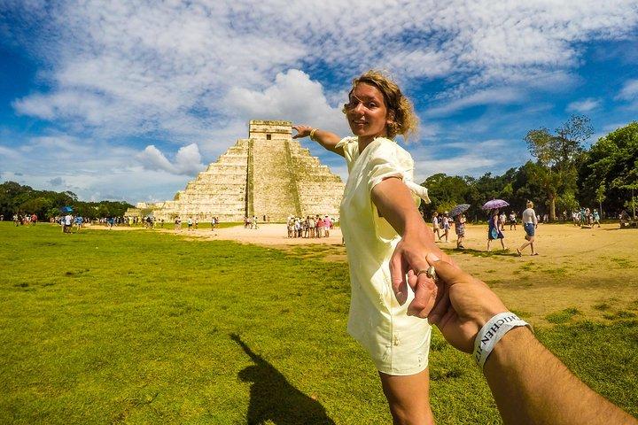 Chichen Itza Cenote and Valladolid from Cancun