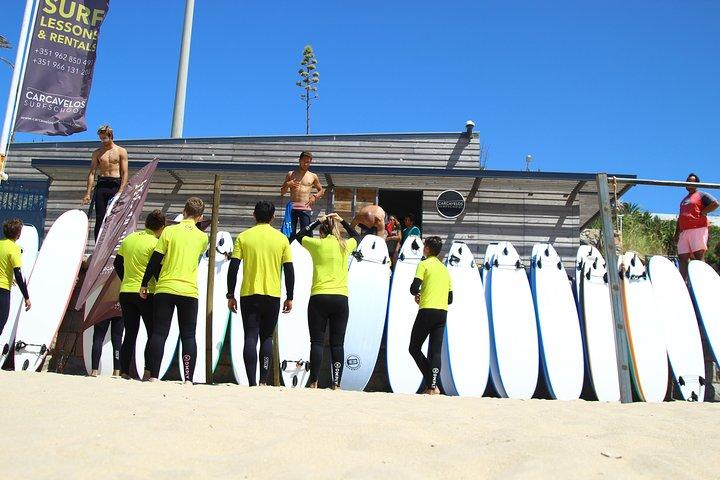 Surf Lesson on Praia de Carcavelos