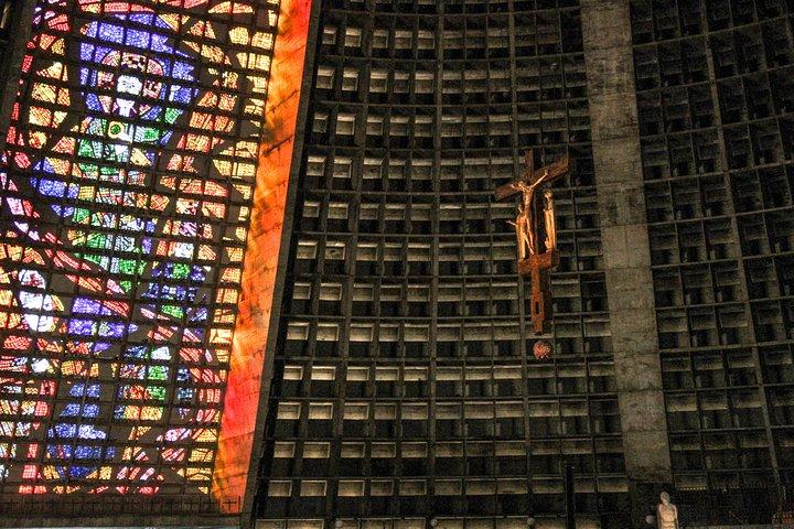 Rio Downtown Tour with Selaron Metropolitan Cathedral and more