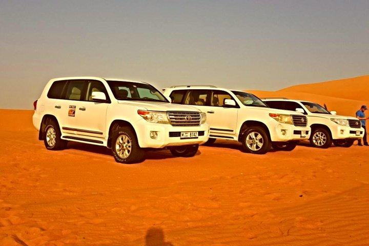Morning Desert Safari with Camel Ride & Sand Boarding