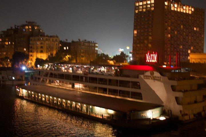 Cairo Nile Dinner Cruise with Folklore & Tanoura Show