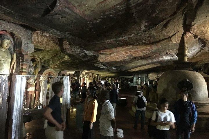 Day Tour to Sigiriya Rock Fortress & Dambulla Rock Cave Temple.