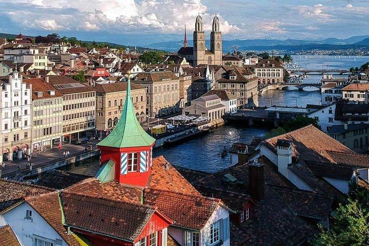 Afternoon Zurich Tour with Artisanal Chocolate and Rhine Falls