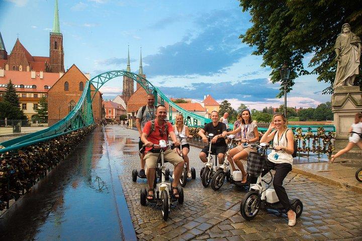 The Grand E-Scooter (3 wheeler) Tour of Wroclaw - everyday tour at 9:30 am