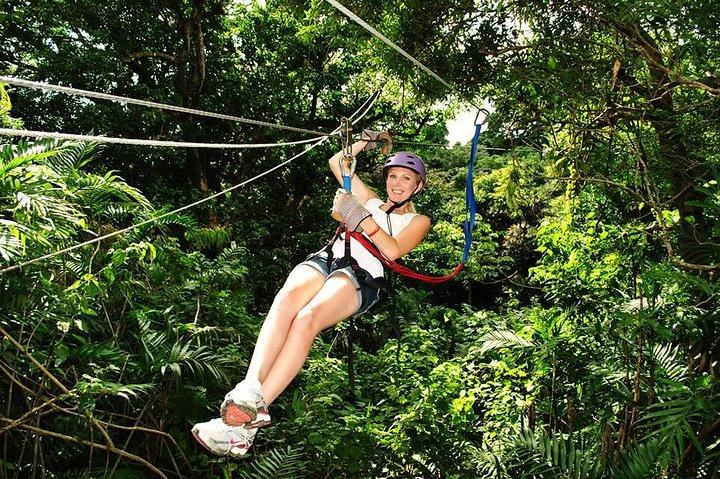 Combo Adventure: Canopy Tour, Tubing and Hot Springs Coco Beach