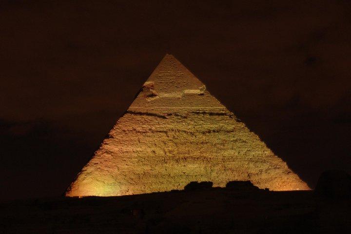 Private Sound and Light Show at Giza Pyramids