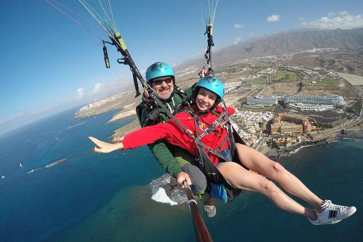 Paragliding Tandem Flight over Costa Adeje with FREE Pick-Up