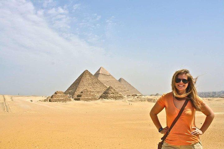 Giza Pyramids, Sphinx include Nile felluca ride Half day Tour