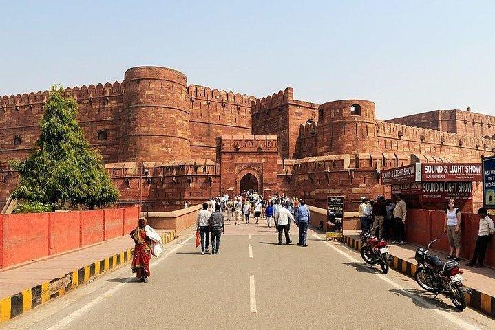 Agra: Taj Mahal and Agra Fort Private Guided Half-Day Trip