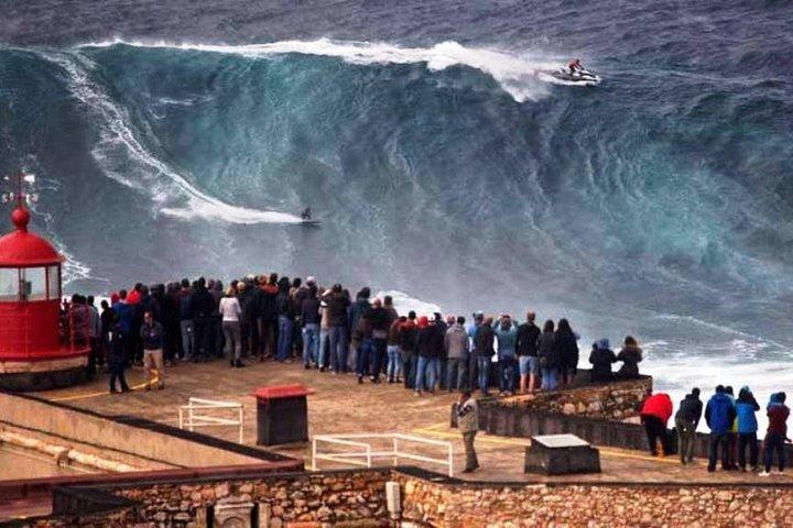 Nazare (Big waves) and Caldas da Rainha Full Day Private Tour